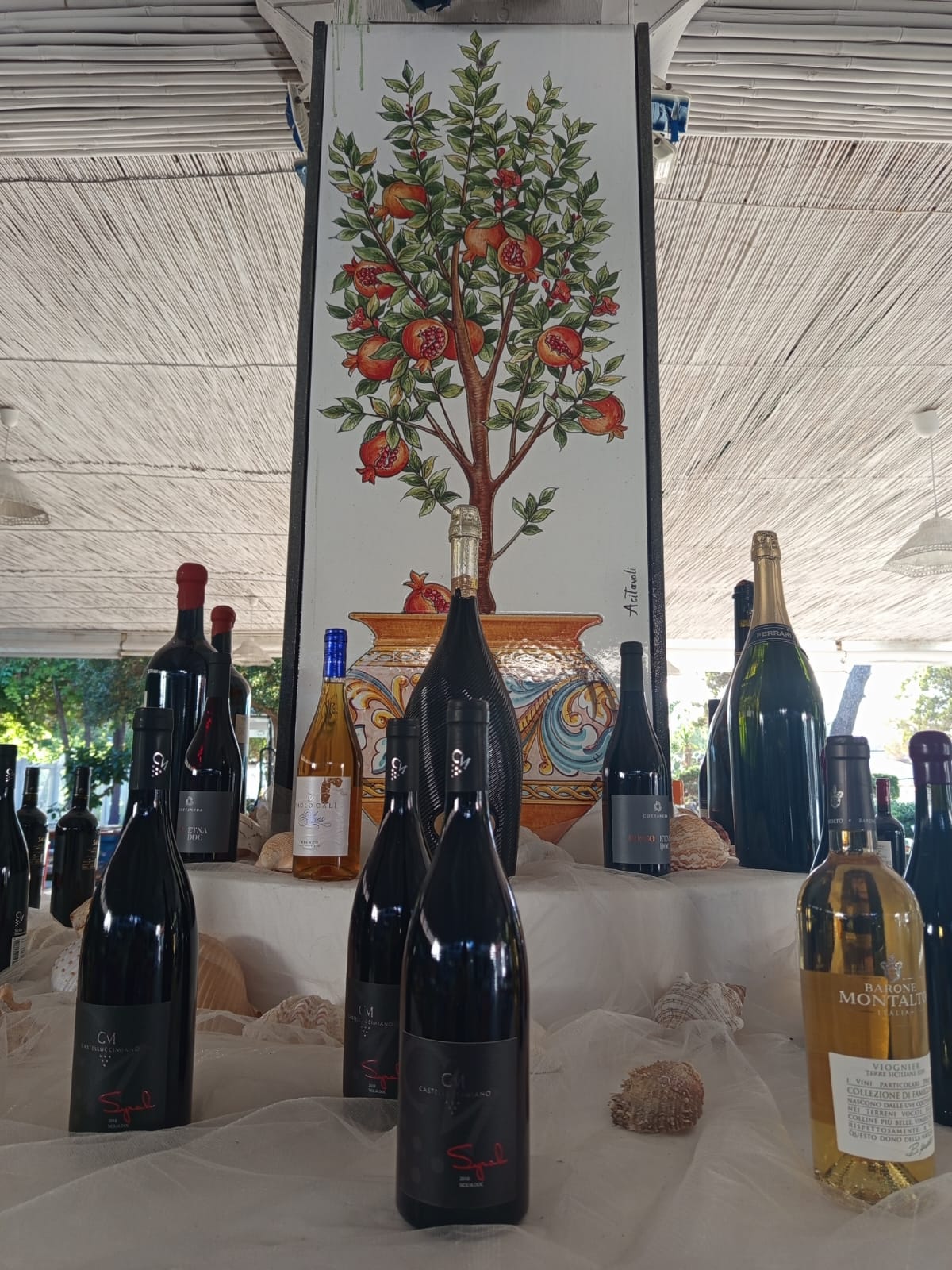 Ristorante immerso nel verde a Isola di Vulcano